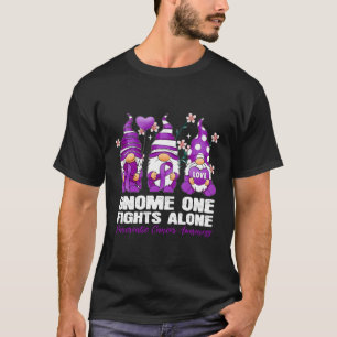 Gnome One Fight Alone Pancreatic Cancer Awareness T-Shirt
