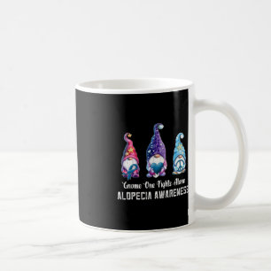 Gnome One Fights Alone Alopecia Awareness Coffee Mug