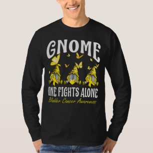 Gnome One Fights Alone Bladder Cancer Awareness T-Shirt