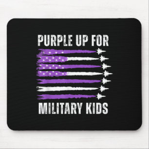 Gnome One Fights Alone Heimer Awareness Purple Rib Mouse Pad