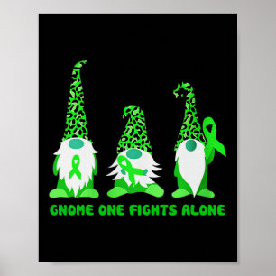 Gnome One Fights Alone Kidney Disease Awareness  Poster