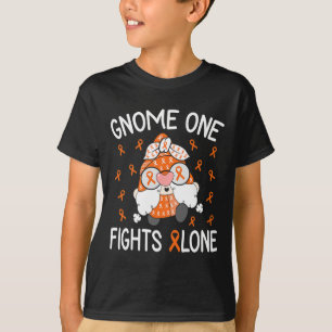 Gnome One Fights Alone Leukaemia Awareness Gnome P T-Shirt