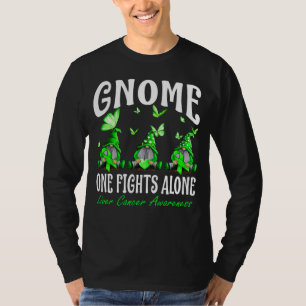 Gnome One Fights Alone Liver Cancer Awareness T-Shirt