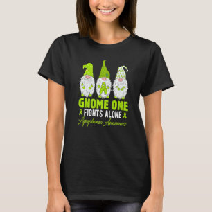 Gnome One Fights Alone Lymphoma Awareness Month Ri T-Shirt