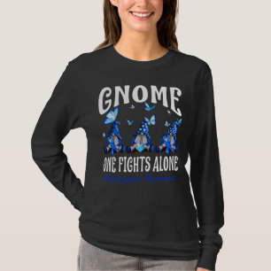 Gnome One Fights Alone Mastocytosis Awareness T-Shirt