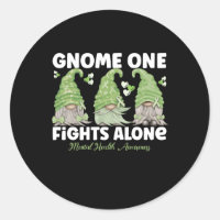 Gnome One Fights Alone Mental Health