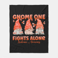 Gnome One Fights Alone Orange Leukaemia Awareness