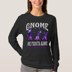 Gnome One Fights Alone Retinitis Pigmentosa Awaren T-Shirt