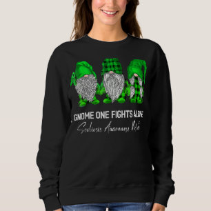 Gnome One Fights Alone Scoliosis Awareness Month G Sweatshirt