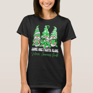 Gnome One Fights Alone Scoliosis Awareness Month T-Shirt