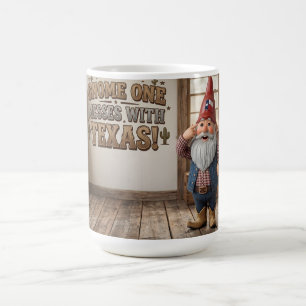 "Gnome One Messes With Texas" Workshop Coffee Mug
