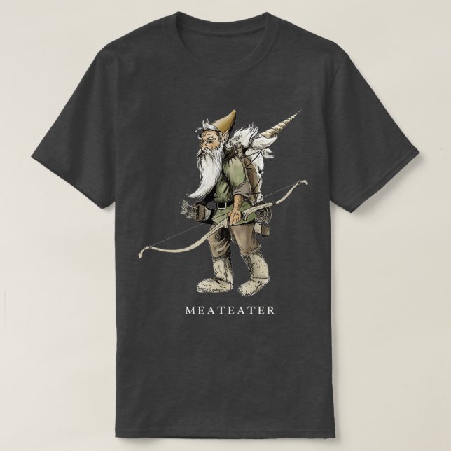 Gnome Packing Out a Unicorn  T-Shirt (Design Front)