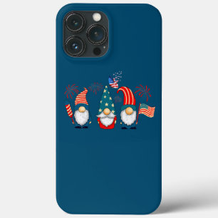 Gnome Patriotic Gnomes Funny USA American Gnomes iPhone 13 Pro Max Case