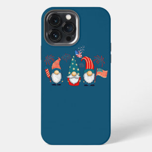 Gnome Patriotic Gnomes Funny USA American Gnomes iPhone 13 Pro Max Case