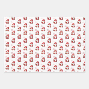 Gnome Peppermint Cocoa  Wrapping Paper Sheet