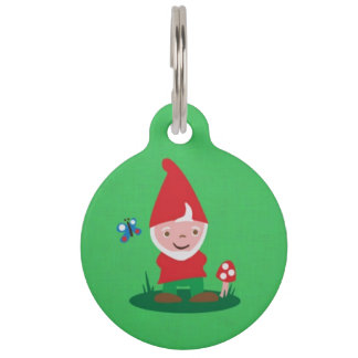 Gnome Place Like Home Pet ID Tag