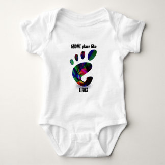 GNOME Place Like LINUX Baby Bodysuit