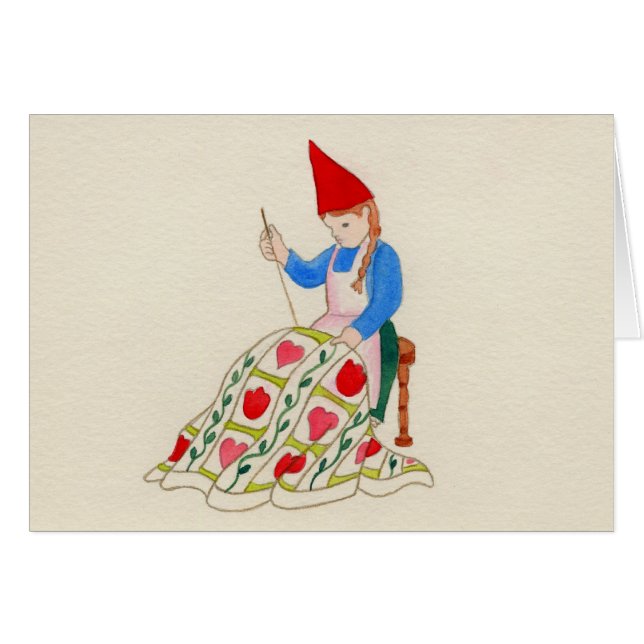 Gnome quilting (Front Horizontal)