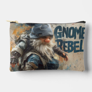 Gnome Rebel skateboarding graphic artwork Accessory Pouch