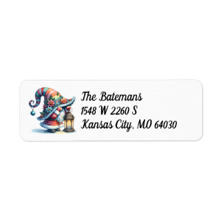 Gnome Return Address Label