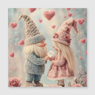 Gnome Romance: Valentine's Day Gnome Couple