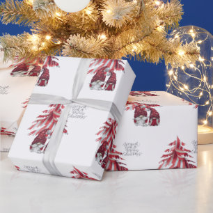 Gnome Santa & Mrs. Claus Wrapping Paper
