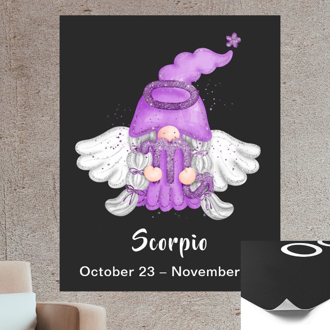 Gnome Scorpio Astrology Sign Angel 40 x 50 Poster (Gnome Scorpio Astrology Sign Angel 40 x 50 Poster)