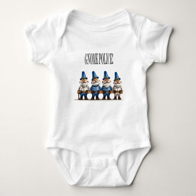 Gnome Series Baby Bodysuit (Front)
