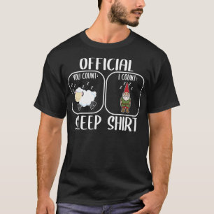 Gnome Sleep Shirt Count Sheep