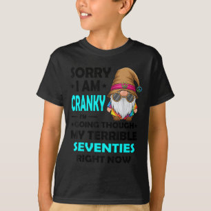 Gnome Sorry I'm Cranky Im Going Through My Terribl T-Shirt