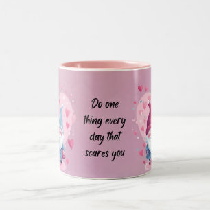 GNOME Sparkly Mug, for Gnome Lovers, Coffe Two-Tone Coffee Mug