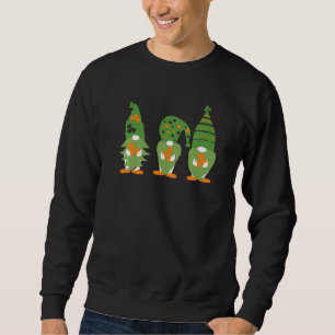 Gnome St Patricks Day For Friends Shamrock Mens Wo Sweatshirt