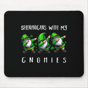 Gnome St. Patricks Day Gnomes Shenanigans Celebrat Mouse Pad