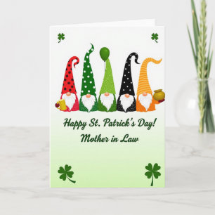Gnome St Patricks Kraft Paper Look Card