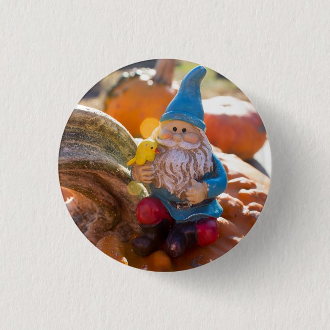 Gnome Stem 3 Cm Round Badge (Front)