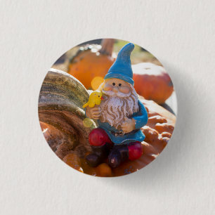Gnome Stem 3 Cm Round Badge