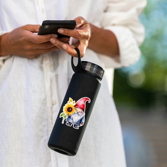 Gnome & Sunflower sticker (Creator Uploaded)