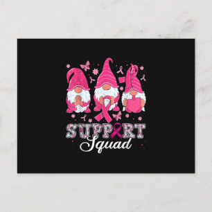 Gnome Support Squad Breast Cancer Awareness Gnomie Postcard