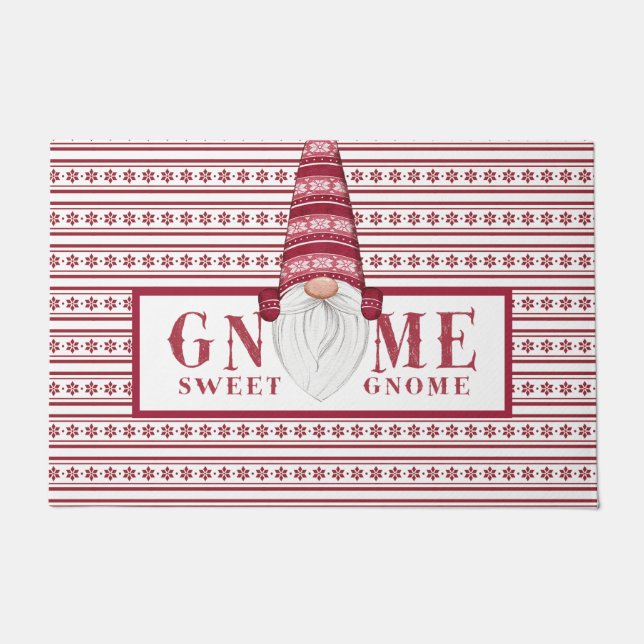Gnome Sweet Gnome Doormat (Front)