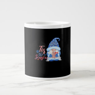 Gnome Tis The Season Large Coffee Mug