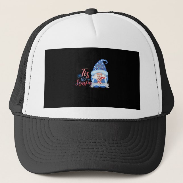 Gnome Tis The Season  Trucker Hat (Front)