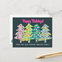 Gnome Tree Holiday Wishes