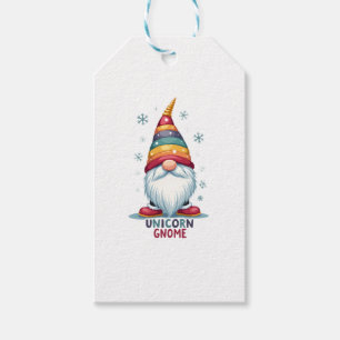 Gnome Unicorn Shirt Family Matching Group Christma Gift Tags