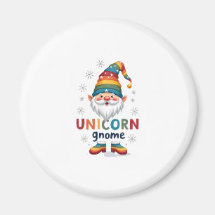 Gnome Unicorn Shirt Family Matching Group Christma Magnet
