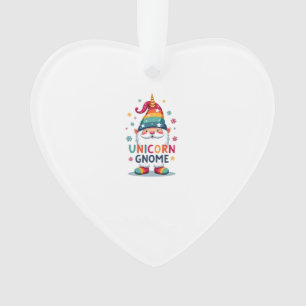 Gnome Unicorn Shirt Family Matching Group Christma Ornament