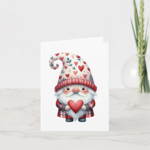 Gnome Valentine Folded Card