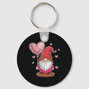 Gnome Valentine´s Day Love Heart Kids Key Ring