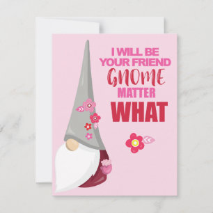 Gnome Valentine's Day Card