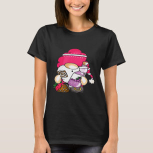 Gnome Valentines Day Finnish Swedish Wine Chocolat T-Shirt