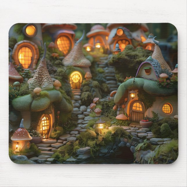Gnome village mouse pad (Front)